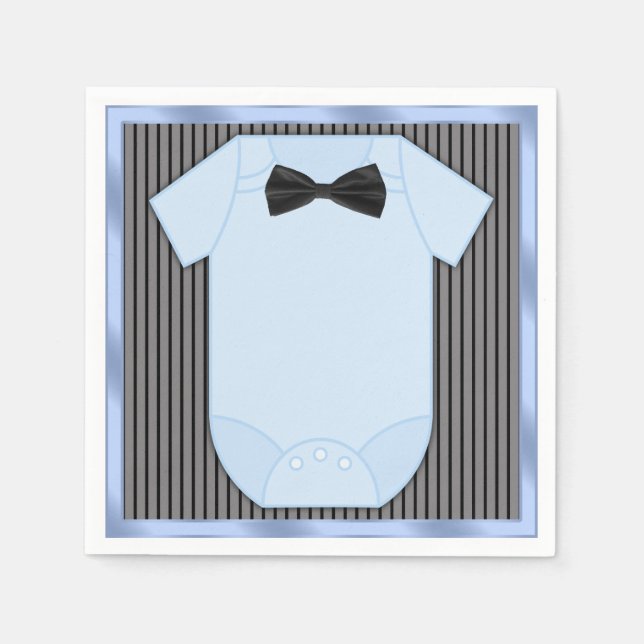 Little Man Baby Boy Dusche Serviette (Vorderseite)