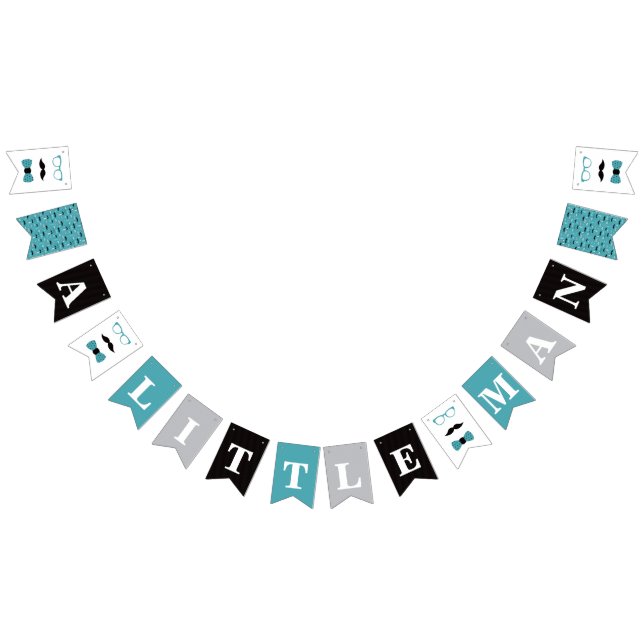 Little Man Baby Shower Banner (Alle)