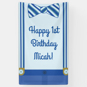 Little Man Birthday Party Banner