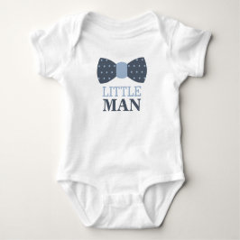 Little Man Bow Krawatte Baby Bodysuit in Navy und  Baby Strampler