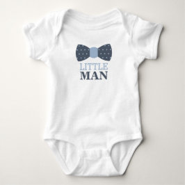 Little Man Bow Krawatte Baby Bodysuit in Navy und  Strampler