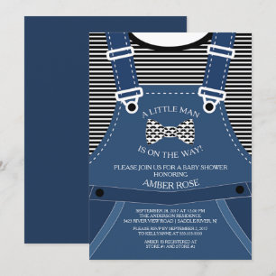 Little Man Bow Krawatte Kinderdusche Einladung