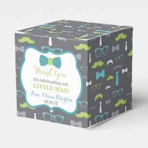 Little Man Fevor Box, Babydusche Geschenkschachtel