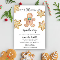 Little Man Gingerbread Mann Weihnachtsdusche