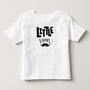 Little Man Mustache Kleinkind T-shirt