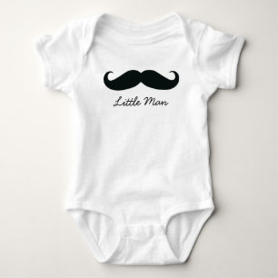 Little Man Mustache Säugling Strampler, White Baby Strampler