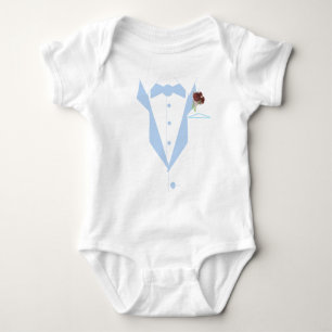 Little Man Tuxedo Baby Strampler