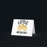 Little Matzah Ball Funny Jewish Hanukkah Geschenk Dankeskarte<br><div class="desc">hanukkah, passover, jiddisch, chanukah, jüdisch, menorah, jew, gift, geburtszeit, latke</div>