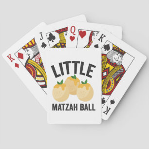 Little Matzah Ball Funny Jewish Hanukkah Geschenk Spielkarten