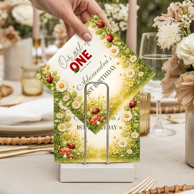 Little Meadow Lady Turns One Serviette (Von Creator hochgeladen)