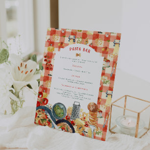 Little Meatball Heilige Ravioli Pasta Bar Schild