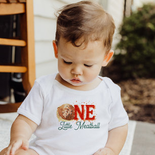 Little Meatball   Holy Ravioli Erster Geburtstag Baby T-shirt