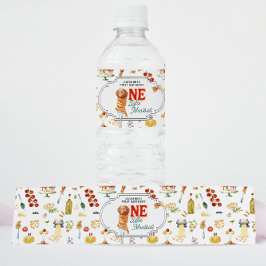 Little Meatball | Holy Ravioli First Birthday Wasserflaschenetikett
