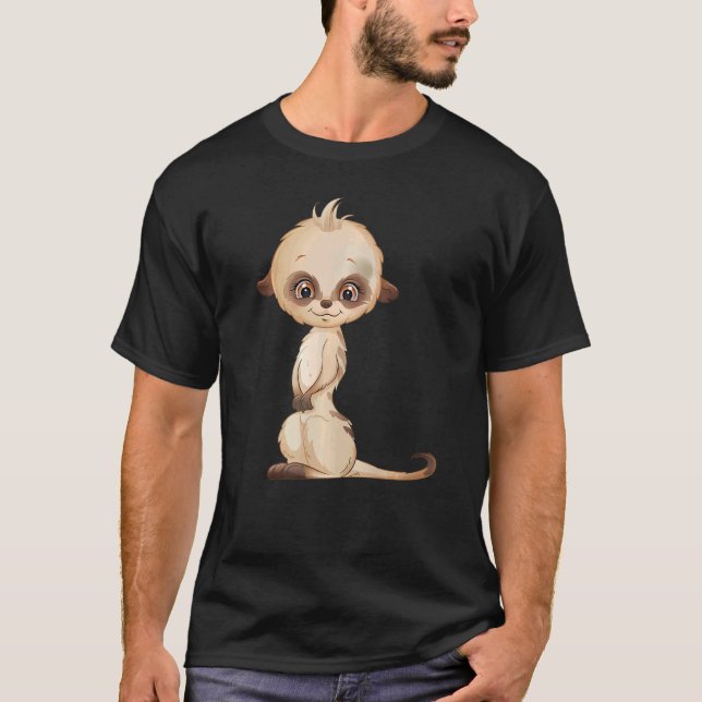 Little Meerkat Manguster T-Shirt (Vorderseite)