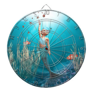 Little Mermaid 1 Dart Board Dartscheibe