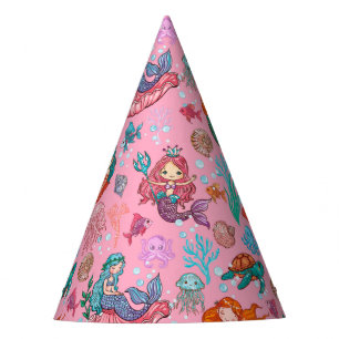 Little Mermaid Birthday Partyhütchen