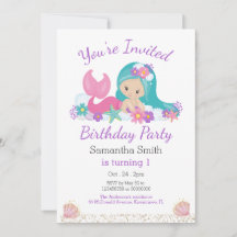 Little Mermaid Glitzer Birthday Party