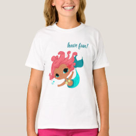 little mermaid having fun, Unterhemd für Mädchen,