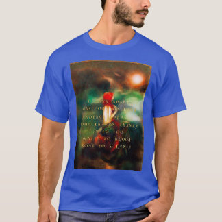 Little Mermaid Illustration Goldgedichte T-Shirt