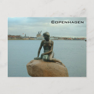 Little Mermaid - Kopenhagen Postkarte