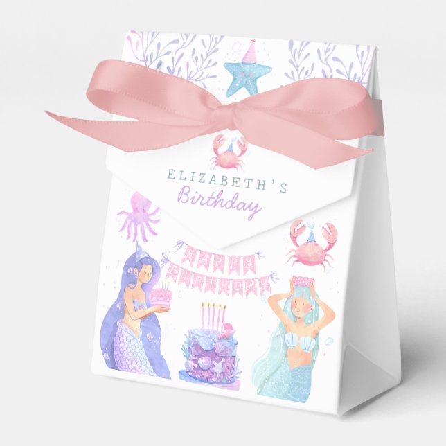 Little Mermaid Magical Birthday Geschenkschachtel (Vorderseite)