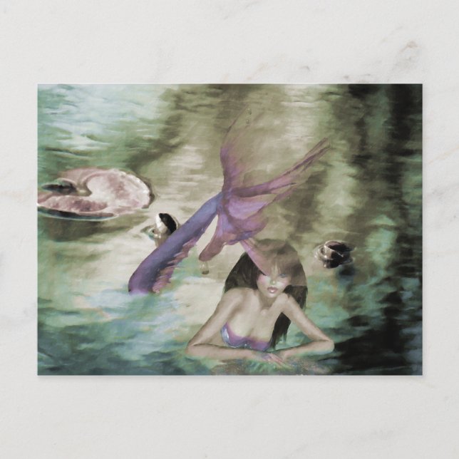 Little Mermaid Postcard Postkarte (Vorderseite)