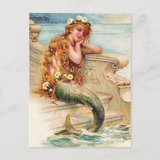 Little Mermaid Postkarte (Vorderseite)