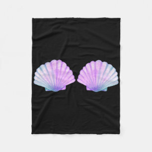 Little Mermaid Seashell Bra Kostüm Halloween Matc Fleecedecke