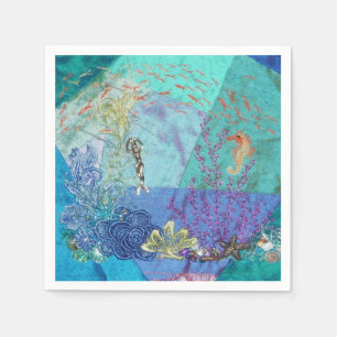 Little Mermaid Serviette