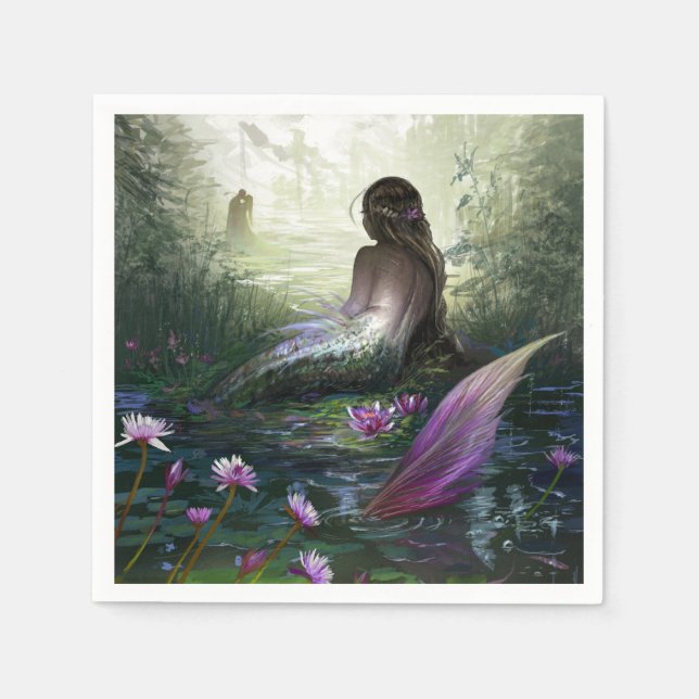 Little Mermaid Serviette (Vorderseite)