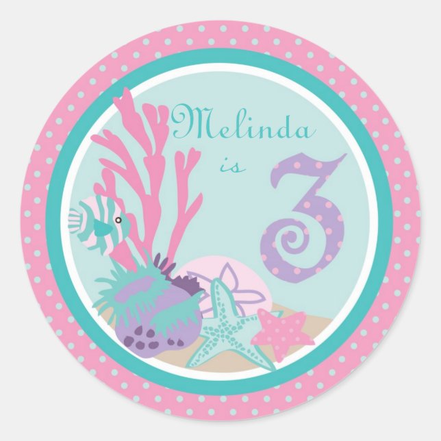 Little Mermaid Sticker 3 (Vorderseite)