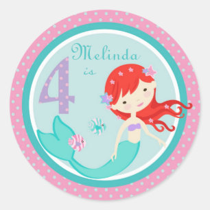 Little Mermaid Sticker Auburn 4