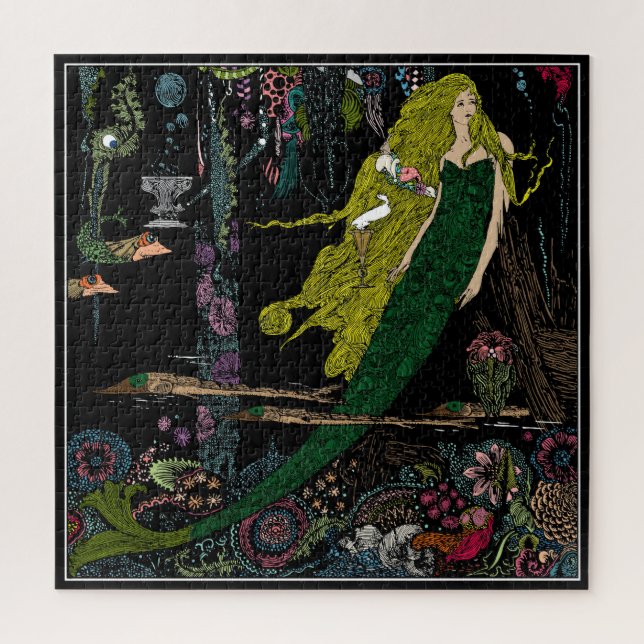 Little Mermaid Under Puzzle (Vertikal)