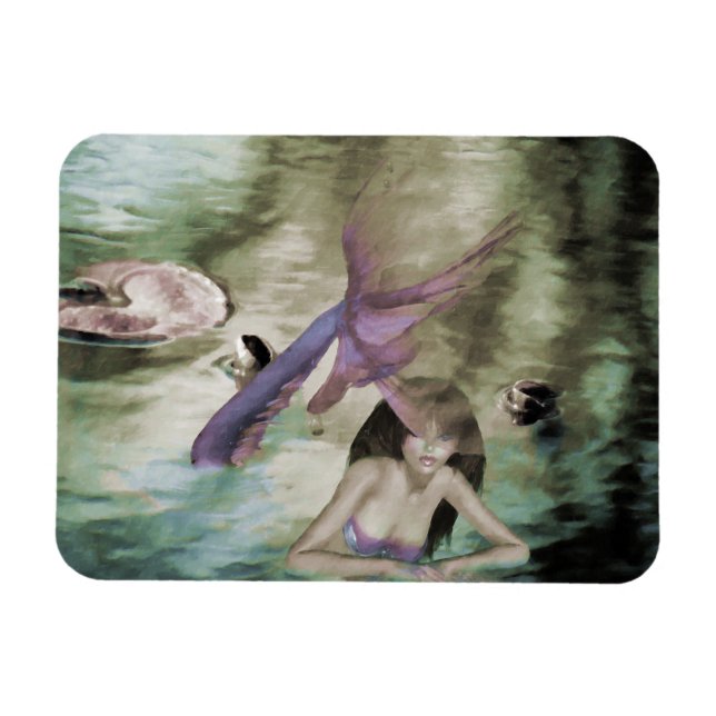 Little Mermaid Vinyl Magnet (Horizontal)