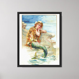 Little Mermaid von Hans Christlich Andersen (1805- Leinwanddruck