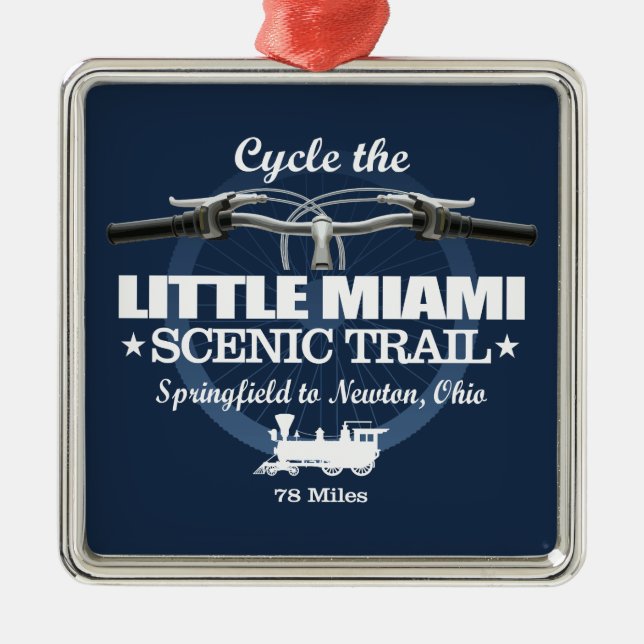 Little Miami Landschaftlich Trail (H2) Ornament Aus Metall (Vorne)