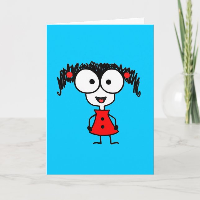 Little Midge Greeting Card Karte (Vorderseite)