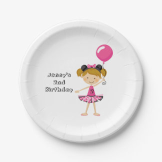Little Minnie Girl Geburtstagsplatte Pappteller