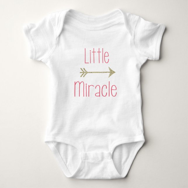 Little Miracle Baby Body Anzug Baby Strampler (Vorderseite)