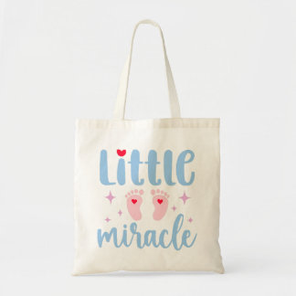 "Little Miracle" Baby Quotes Tragetasche