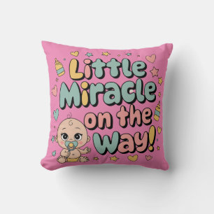 Little Miracle on Way - Pregnancy Design Kissen