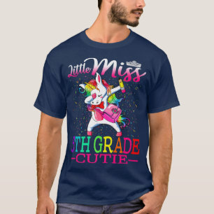 Little Miss 5th Süsse erster Schultag Un T-Shirt