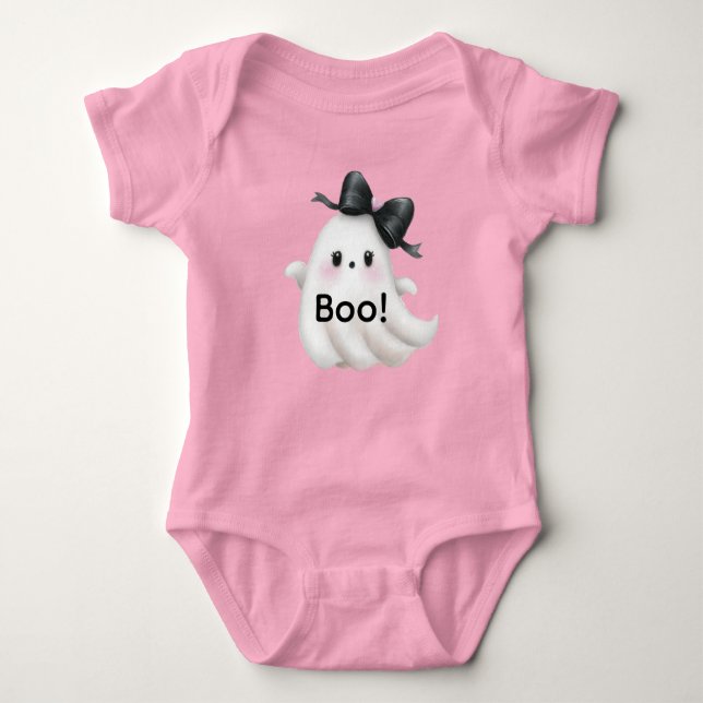 Little Miss Boo Baby Strampler (Vorderseite)
