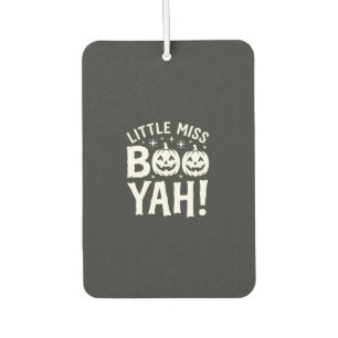 Little Miss Booyah Halloween-Kürbisdesign_1 Autolufterfrischer