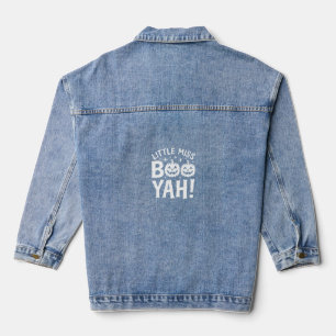 Little Miss Booyah Halloween-Kürbisdesign_1 Jeansjacke