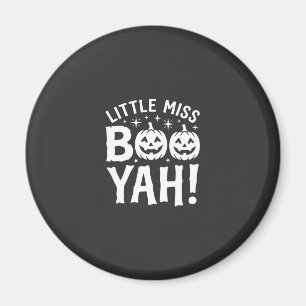 Little Miss Booyah Halloween-Kürbisdesign_1 Magnet