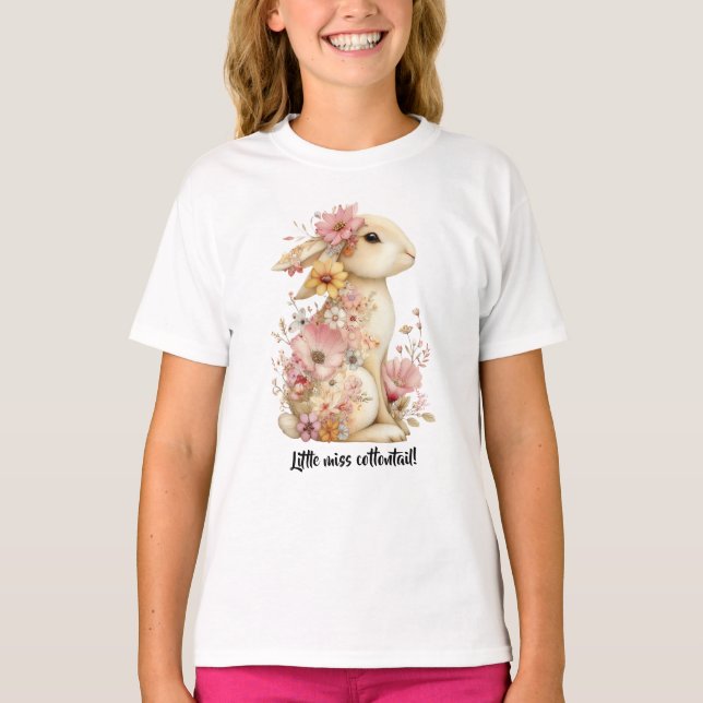Little Miss Cottontail T-Shirt (Vorderseite)