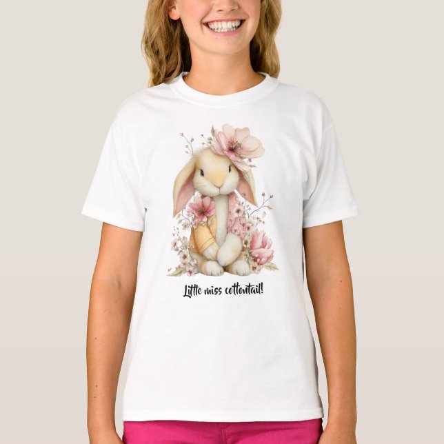 Little Miss Cottontail T-Shirt (Vorderseite)