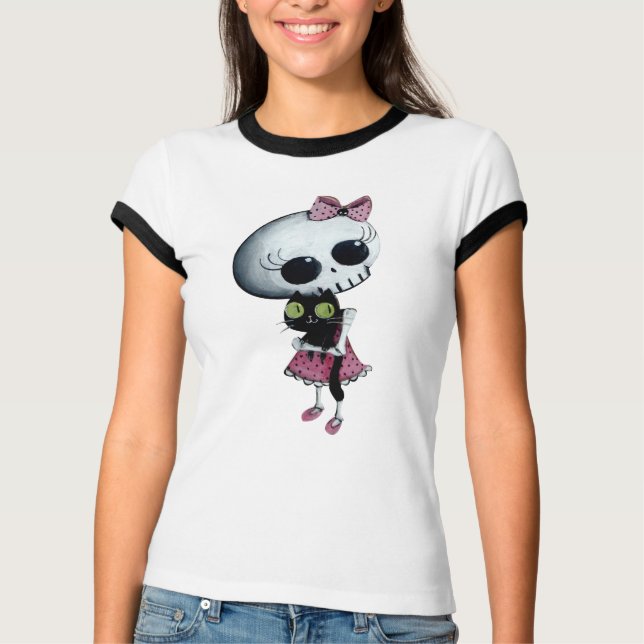 Little Miss Death - Halloween Beauty T-Shirt (Vorderseite)