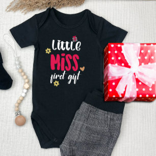 Little Miss First Gift Girl Baby Strampler